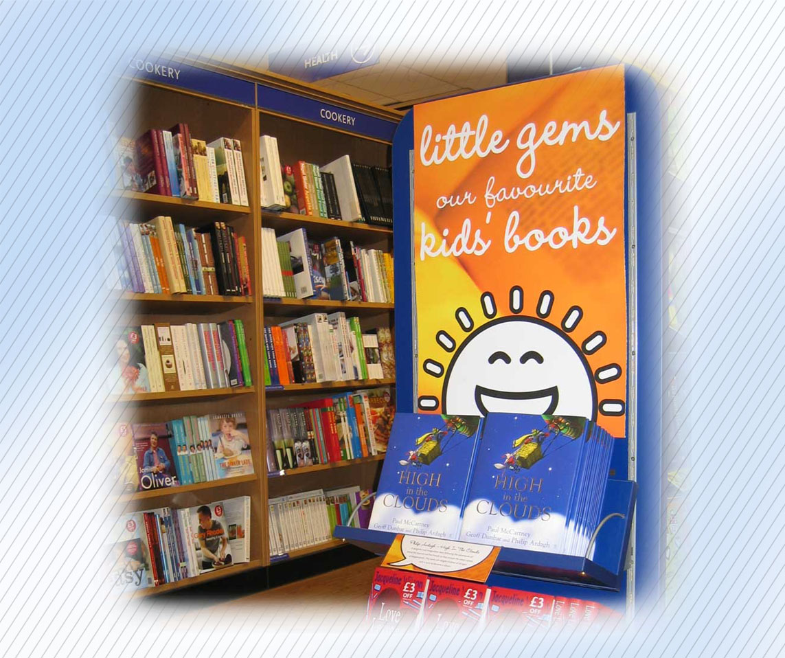 WHSmith Books Stores instore graphic